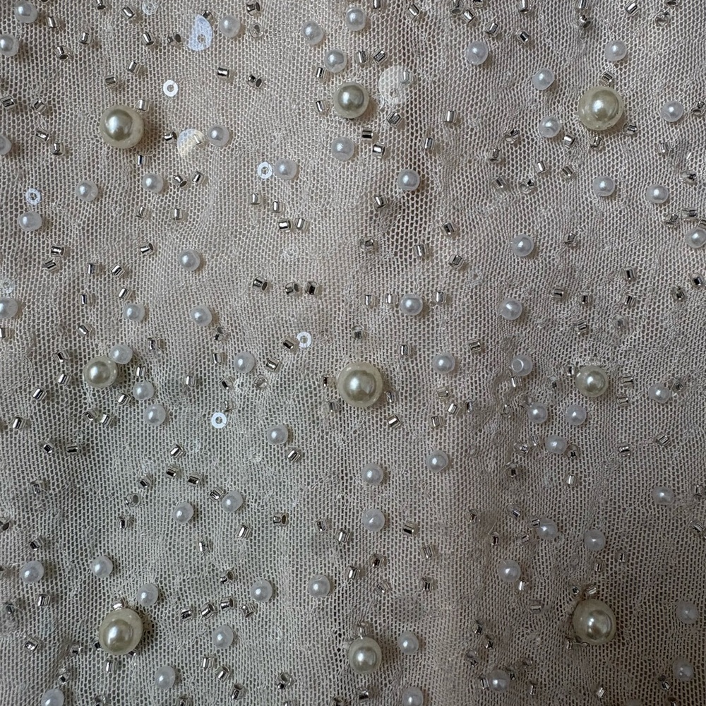H&M Beaded Champagne Sequin Tank Top - Picture 3 of 4